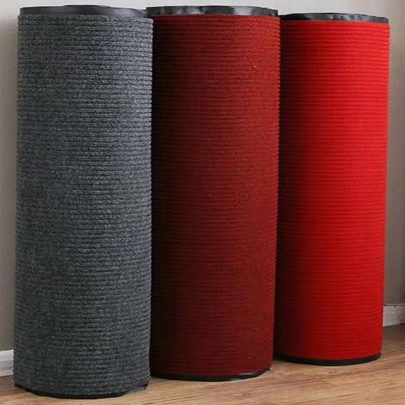 Double Stripe Water Absorbent Carpet Mat for Hotels, Malls, Offices, and Stairs