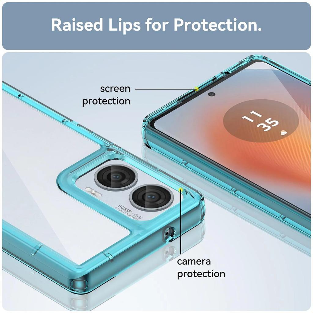 Phone Case For Motorola Moto Edge 50 Fusion , Clear Transparent Phone Case Cover For Motorola Moto Edge 50 Fusion