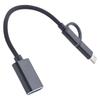 C-Convenient-2 In 1 USB 3.0 OTG Adapter Cable Type-C Micro-USB To USB 3.0 Interface Converter For Cellphone Charging Cable Line