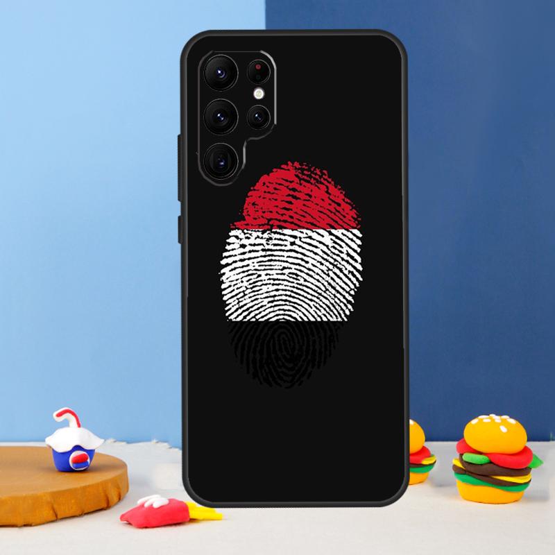 Yemen Flag Coat of Arms Phone Case For Samsung Galaxy S25 Ultra S9 S10 S20 S21 S22 Plus S23 FE S24 Ultra Cover Coque