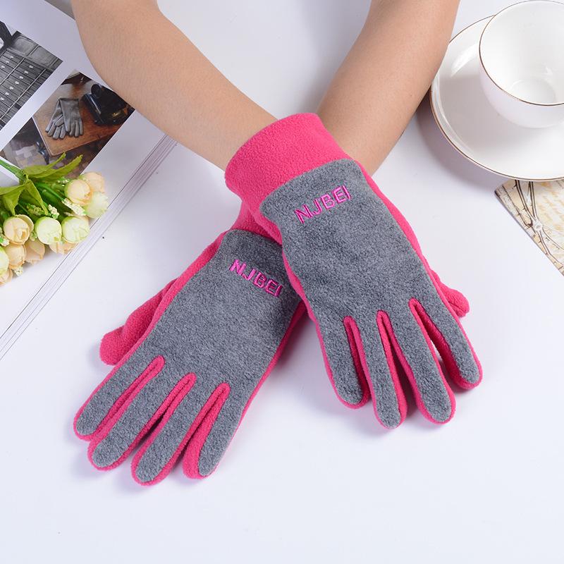Warme Fleecehandschuhe für Outdoor-Aktivitäten, Autofahren und Radfahren – dick und stylisch für Herbst/Winter