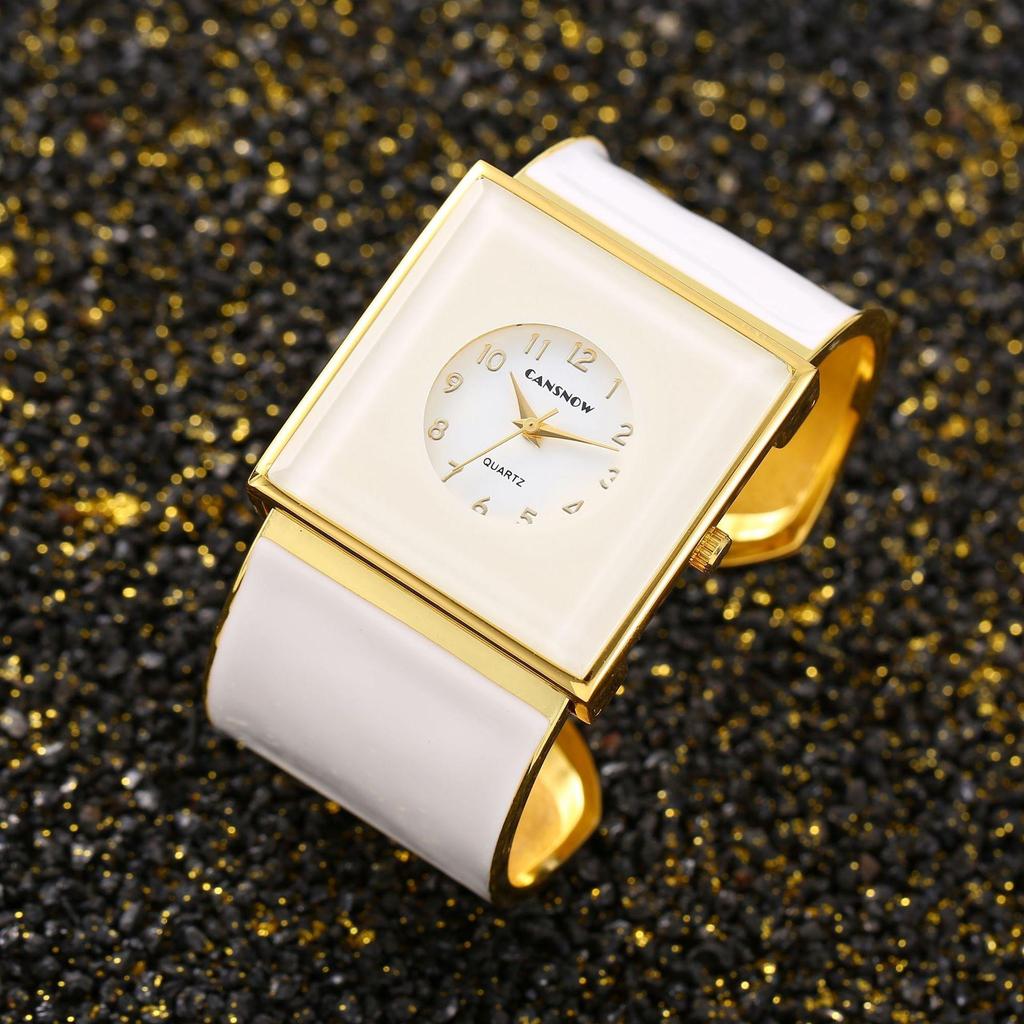 New Fashionable Women's Bangle Watch Ladies' Square Watch