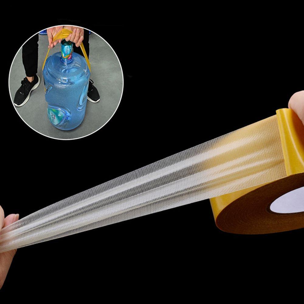 

Устойчивая к нагреванию высоковязкая двухсторонняя клейкая лента для ковров на основе сетки из волокна