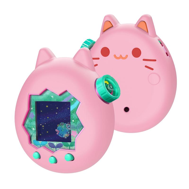 

1Pcs Games Accessories Protective Case For Tamagotchi Paradise Liquid Silicone Soft Fall Resistant Non-Slip Protective Cover рожевий