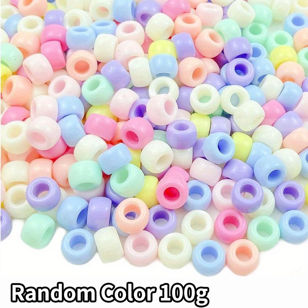 

30/50/100 г 9 * 6 мм сладкие макароны цветные акриловые цилиндрические бусины DIY браслет ожерелье цепочка для ног телефонная цепочка бусина маленькая бусина ведро аксессуары 100g