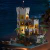 Brick Joy 66095 Sea Fortress Model - Large Building Blocks DIY Educational Toy for Desktop Display