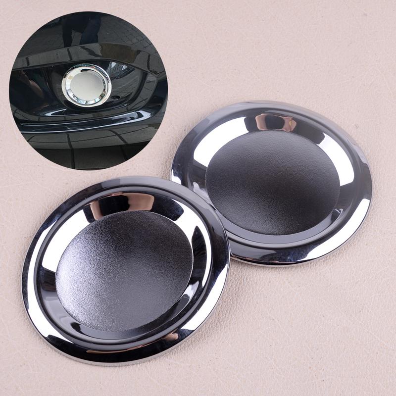 CITALL 1 Pair ABS Chrome Car Front Fog Light Lamp Trim Cover Fit for Mercedes-Benz Vito W447 2014 2015 2016 2017 2018 2019