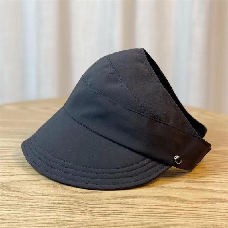Quick-Dry Ponytail Baseball Cap for Women - Large Brim, Sun Protection, Versatile & Casual Outdoor Hat
