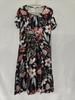 Frauen Lose Sommer Floral Vintage Sexy Rüschen Tasche Kleid