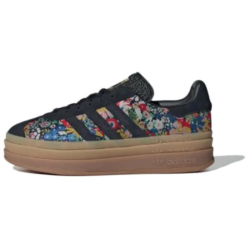 LIBERTY x adidas Originals GAZELLE BOLD Women s Low-Top Skate Shoes Core Black Lucid Blue JI2572 37