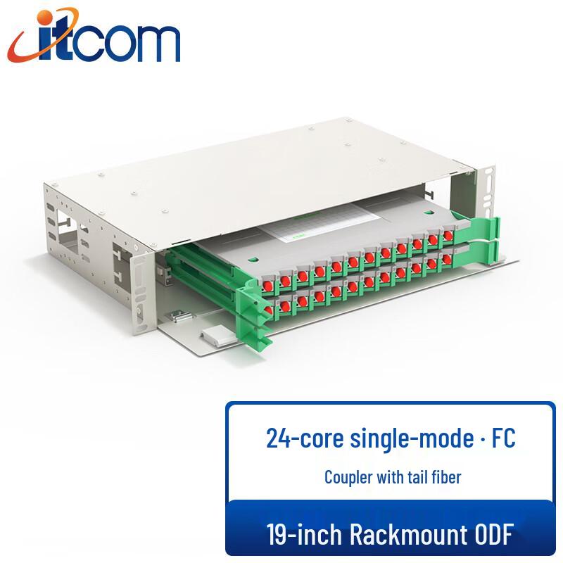 itcom Adicom 19-inch Rack-Mount ODF Fiber Optic Distribution Frame