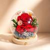 Glass Cover Eternal Flower Gift Box Finished Product 110 Qixi Festival Valentine's Day Gift Birthday Enterprise Purchase Can Be DIY