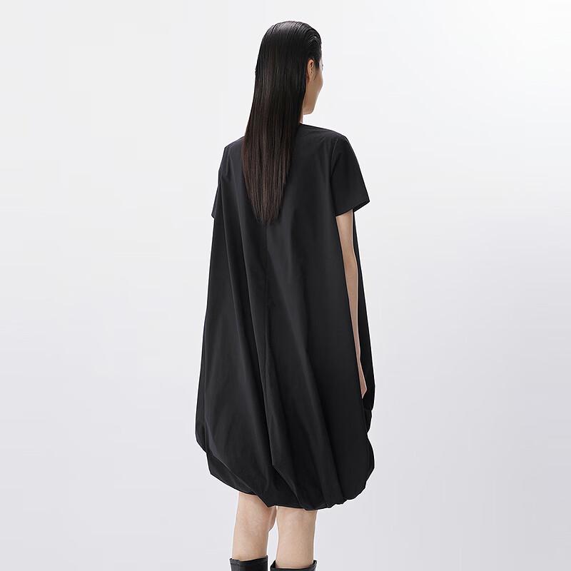 JNBY 2025 Summer Short Sleeve A-Line Dress