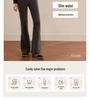 Pantalon Évasé Stretch Taille Haute pour Femme - Élégant, Confortable et Polyvalent pour l'Automne et l'Hiver