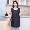 Waterproof Stain-Resistant Apron Nylon Vest Style Anti Dirty Kitchen Aprons Multipurpose Breathable Coffee House Uniform