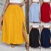 European & American Elegant Holiday Skirt - Versatile, Casual, Fashionable Women's Solid Color Wear