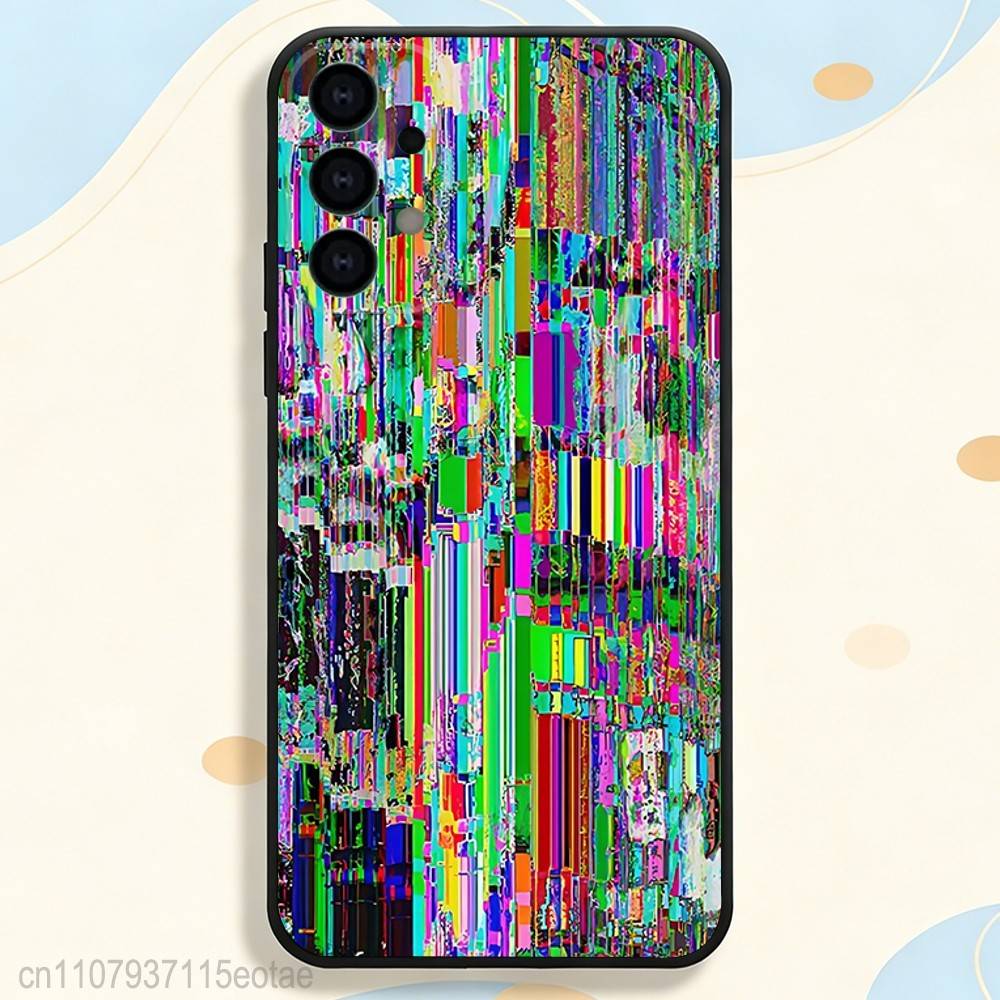 No Signal TV ART Phone Case for Samsung S Series S21 S22 S23 S24 S25 S26 FE Plus Ultra TPU Soft To Skin-friendly Case