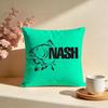 Trendy NNash Fishing logoed Cushion Cover Stylish Washable Pillow Cover Ideal for Couch Bedroom Car Decoration