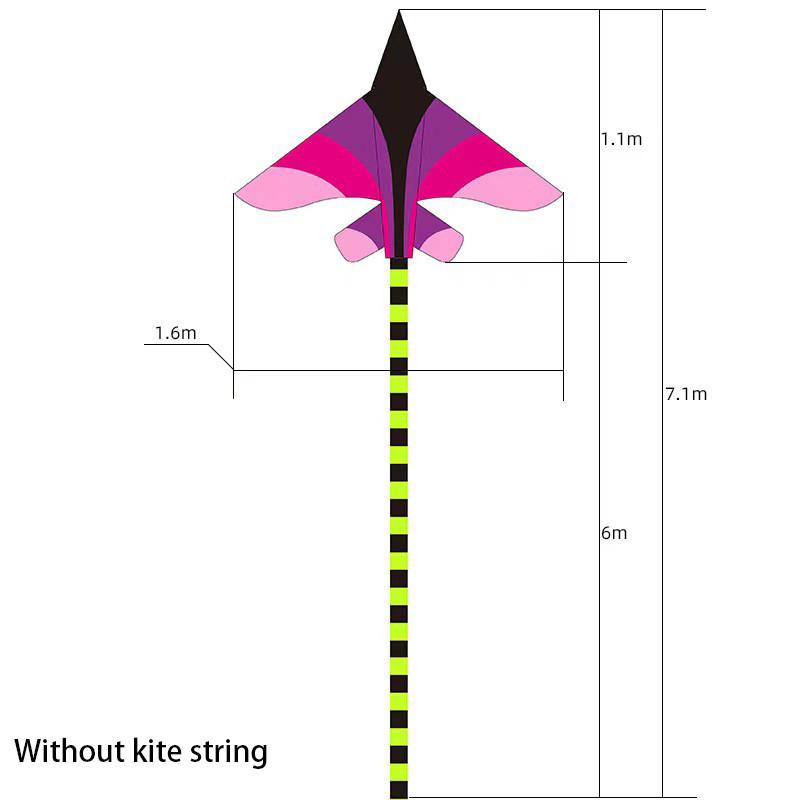Dismantle And Assemble Kite Handmade With Glass Fiber Rods Weifang Kite Grassland Airplane Kite Style A