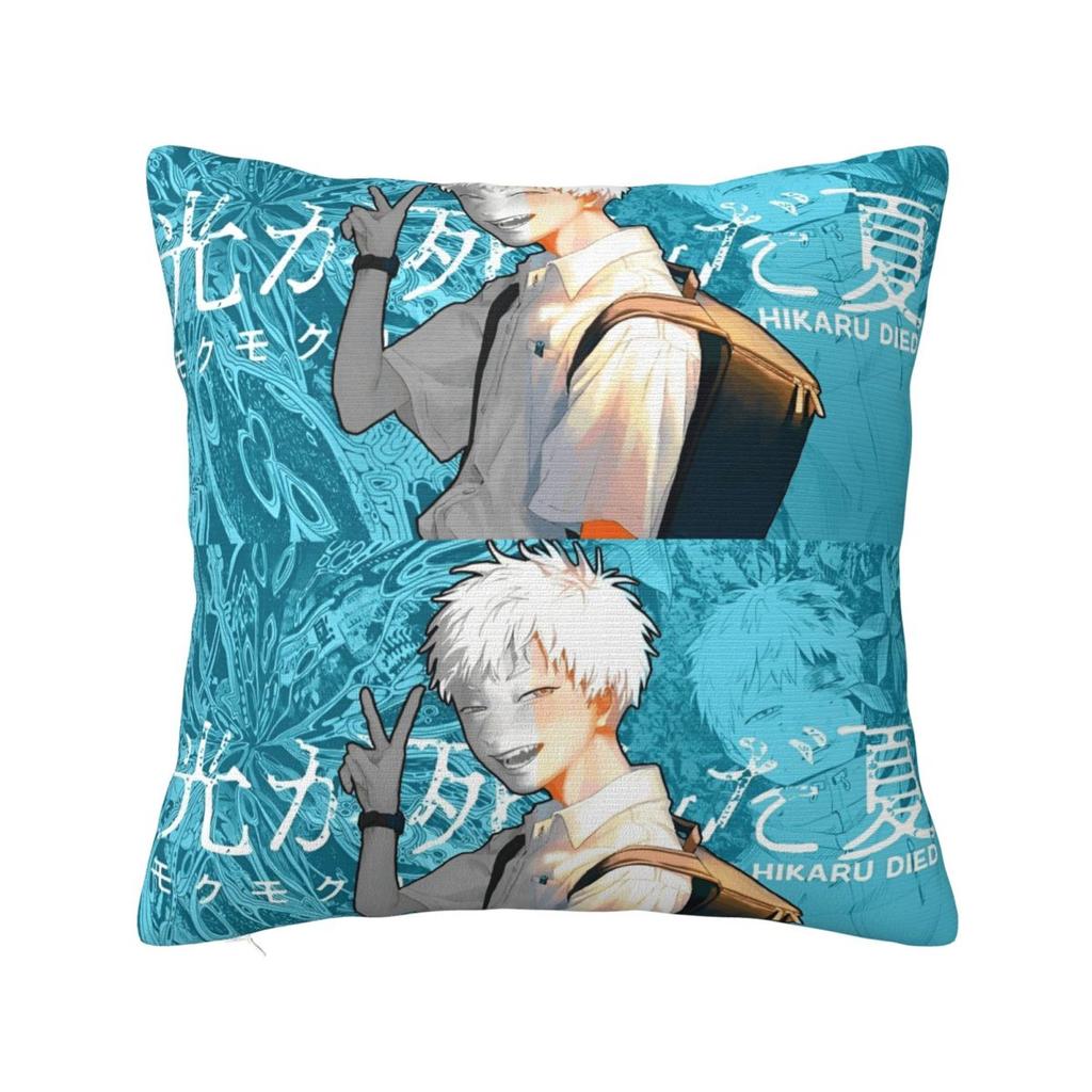 Manga The Summer Hikaru Died Pillowcase Polyester Cushion Cover Decoration Anime Pillow Case Cover Seat Wholesale cm