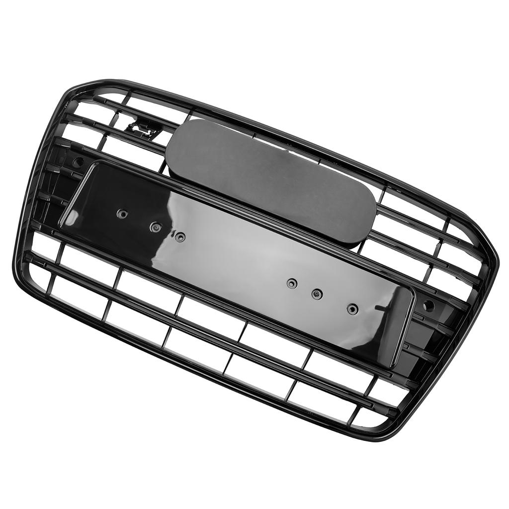 S5 Style Front Bumper Grille Grill Fit A5 S5 B8.5 2013-2016 Black