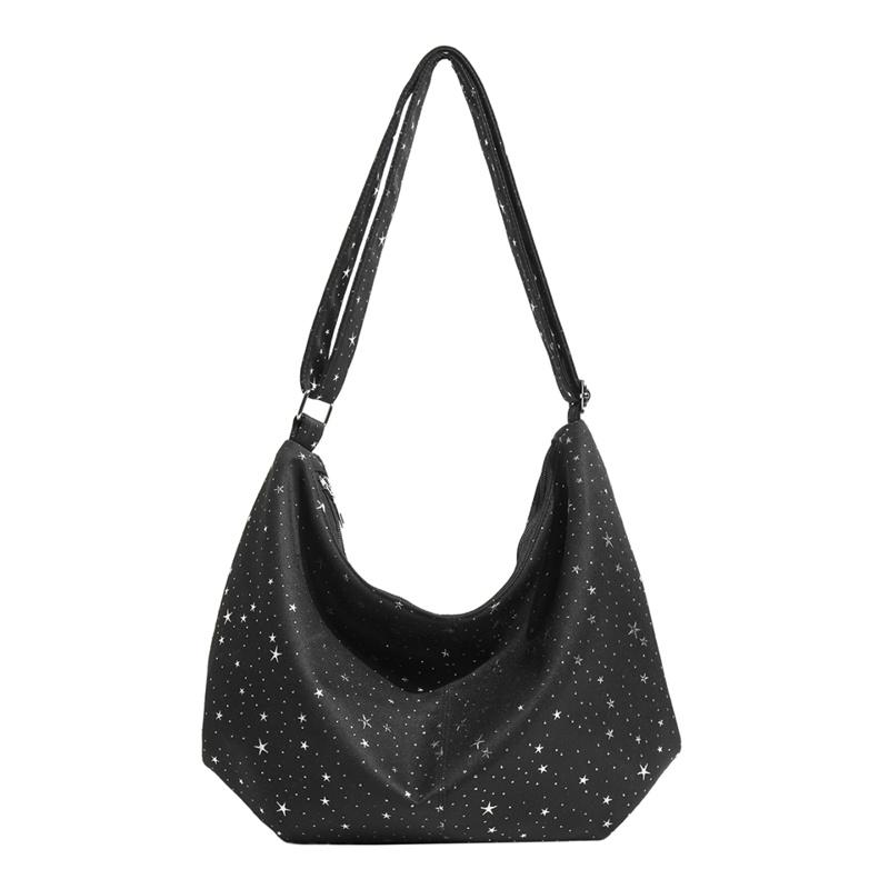 Women's Large Capacity Wave Dot Crossbody Bag Commuter Shoulder Bag