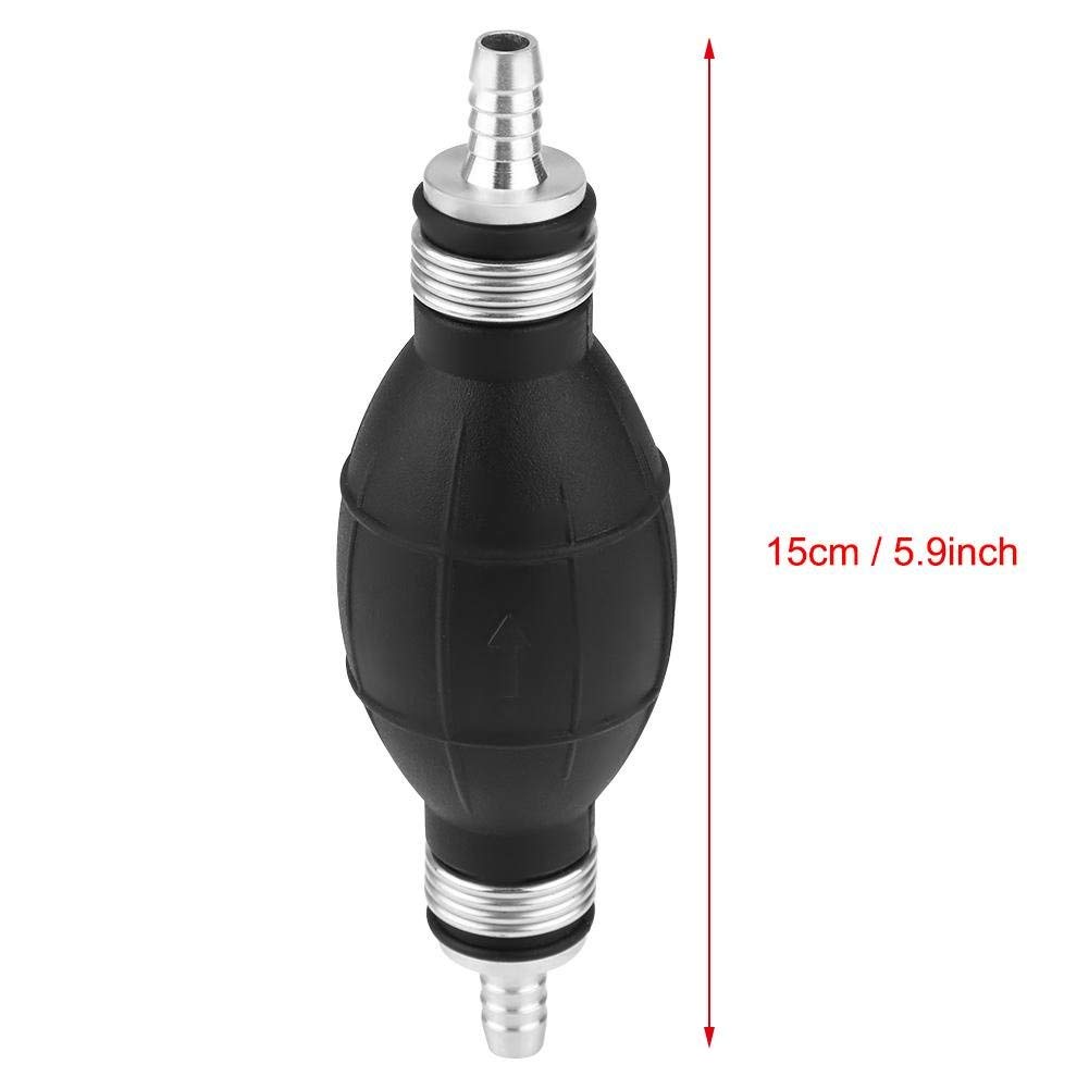 Manual Changer Qiilu Hand Fuel Pump, Rubber Fuel Transfer Vacuum Refueling Line Hand