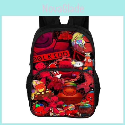 Roblox Forsaken Kids Schulrucksack mit Rückenschutz für Mittelschüler