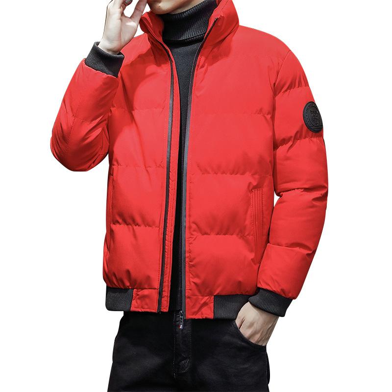 Giacca Abiti in Cotone alla Moda Invernali da Uomo Abbigliamento da Uomo Versione Coreana Abiti in Cotone Giacca Marca Trendy Abiti Pane Giacca Imbottita in Cotone da Uomo