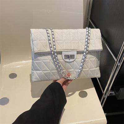 Yüksek değerli moda çanta kadın yeni elmas zincirli çanta 2025 sonbahar ve kış çok yönlü omuz çantası