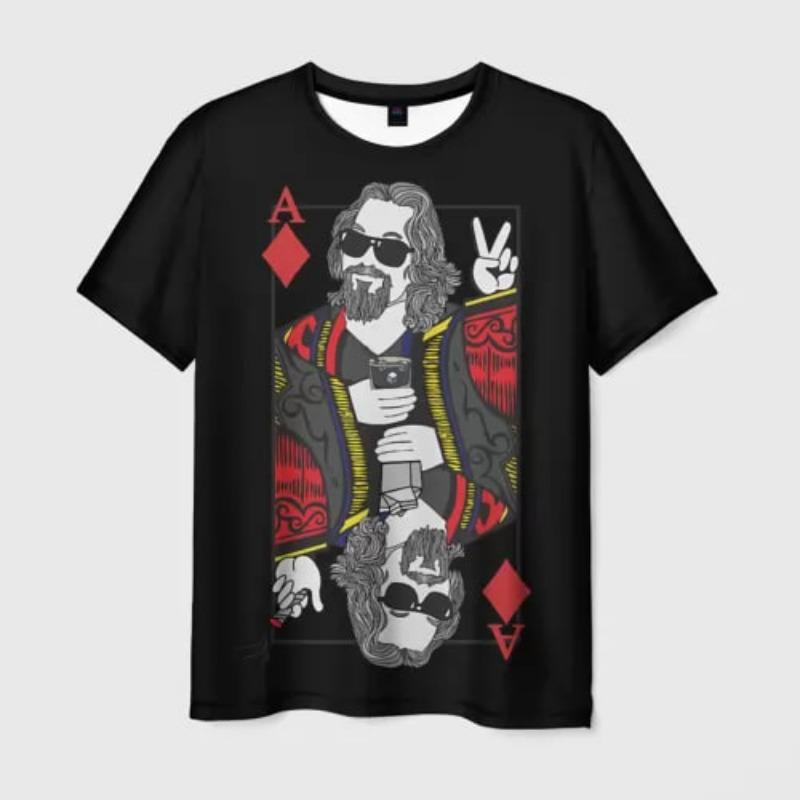 Film The Big Lebowski The Dude Tričko 3D potisk Pánské Dámské Unikátní Tričko Topy Móda Unisex Velká Velikost Streetwear Oblečení