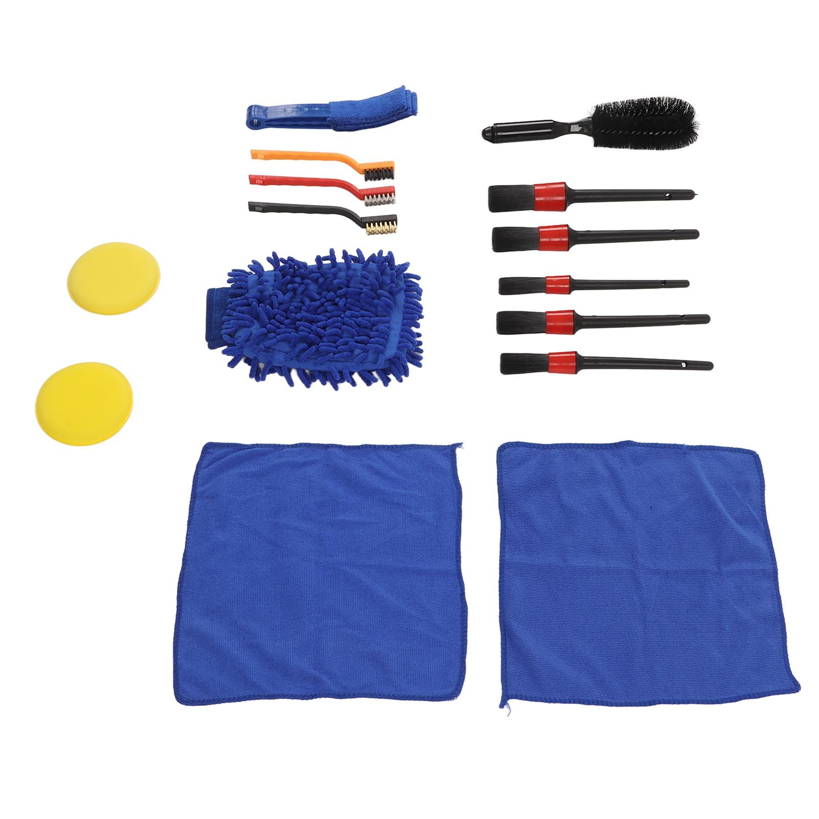 

15pcs Car Detailing Brush Set Professional Auto Cleaning Brush for Wheels Bumpers Air Vents