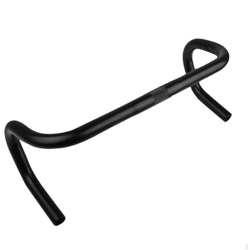 Road CycleDrop Bar Aluminum Alloy Drop Handlebar Sandblasted Bike for Cyclists,