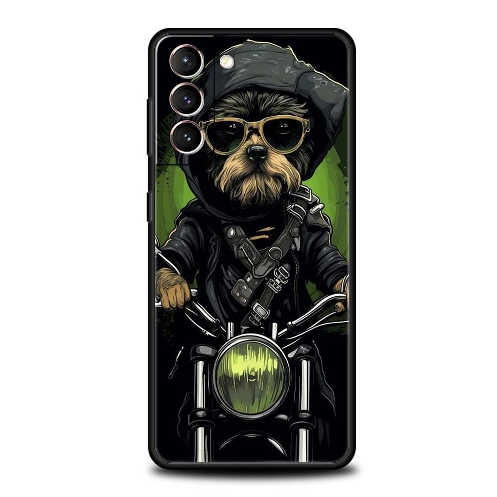 Motorcycle Phone Case Cover for Samsung Galaxy S26 S25 S24 S23 S22 S20 S21 FE Ultra S25 Edge Plus 5G Soft TPU Shell Fundas Capas