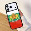 Bulgarien Flagge Reisepass Karte Handyhülle für IPhone 17 AIR 16pro Max 15 14 13 12 11 Bumper Hülle
