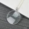 5-fach Vergrößerungsglas Lesebrille mit Kette Tragbarer Optischer Schmuck Lupe Anhänger Halsbrille Monokel Geschenk