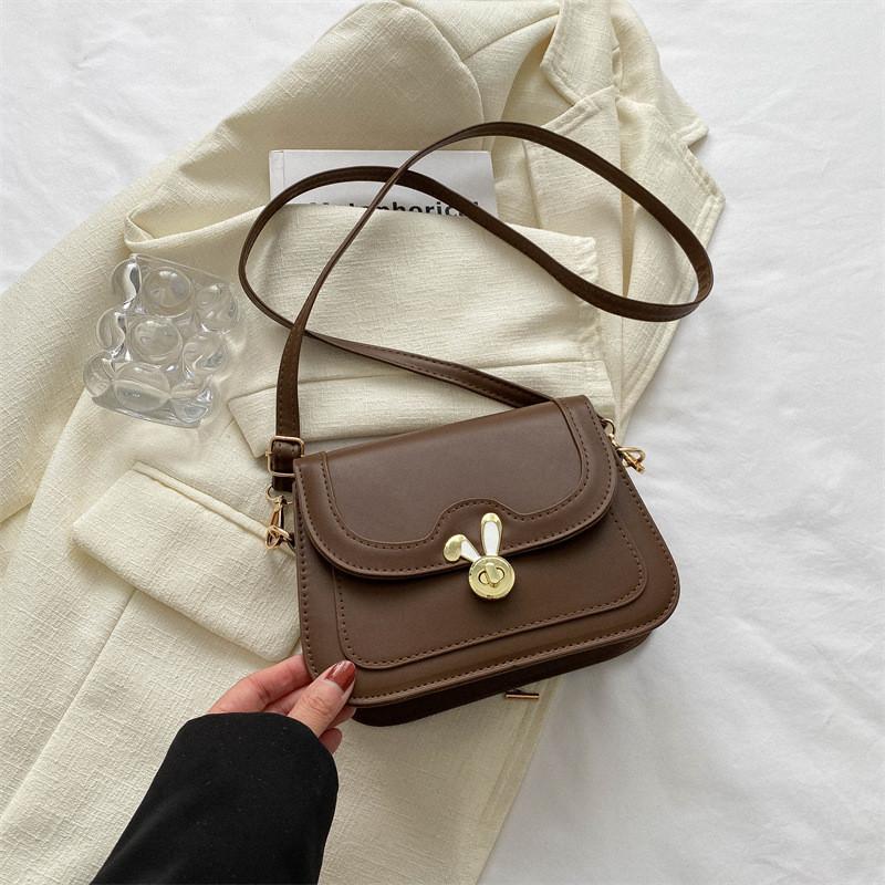 Stylish Vintage Crossbody Bag For Women In Classic Black White Brown And Khaki Perfect For Autumn Fashion