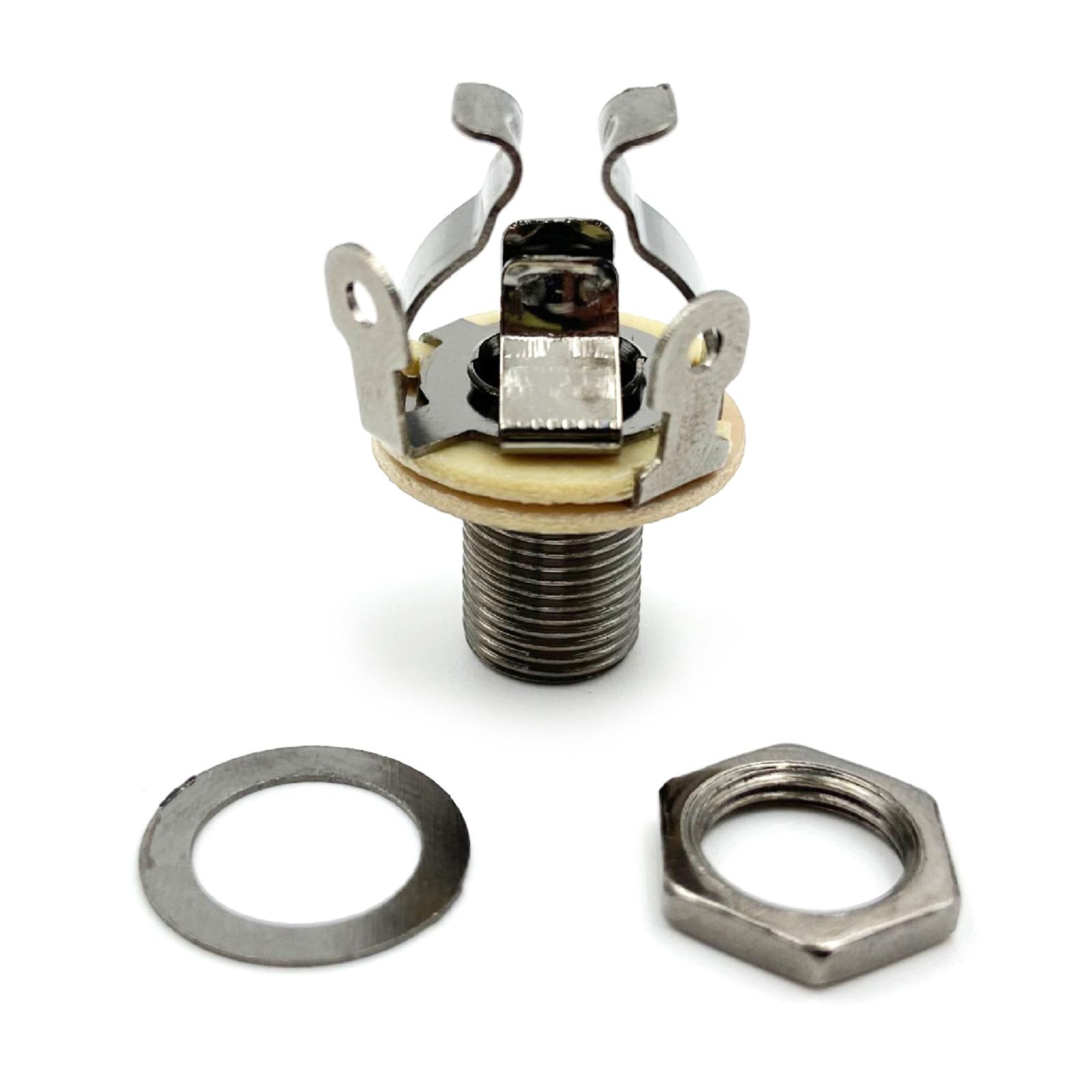 Multi Point String Vibration Sensor Guitar Jacks  Output Interface for Guitars Features Reliability Connectivity чёрный