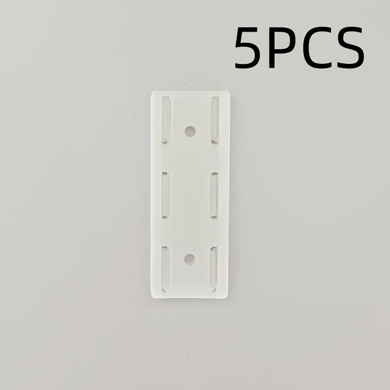 

5-piece wall mounted power board storage rack - no drilling required, detachable fixed rack for placing routers