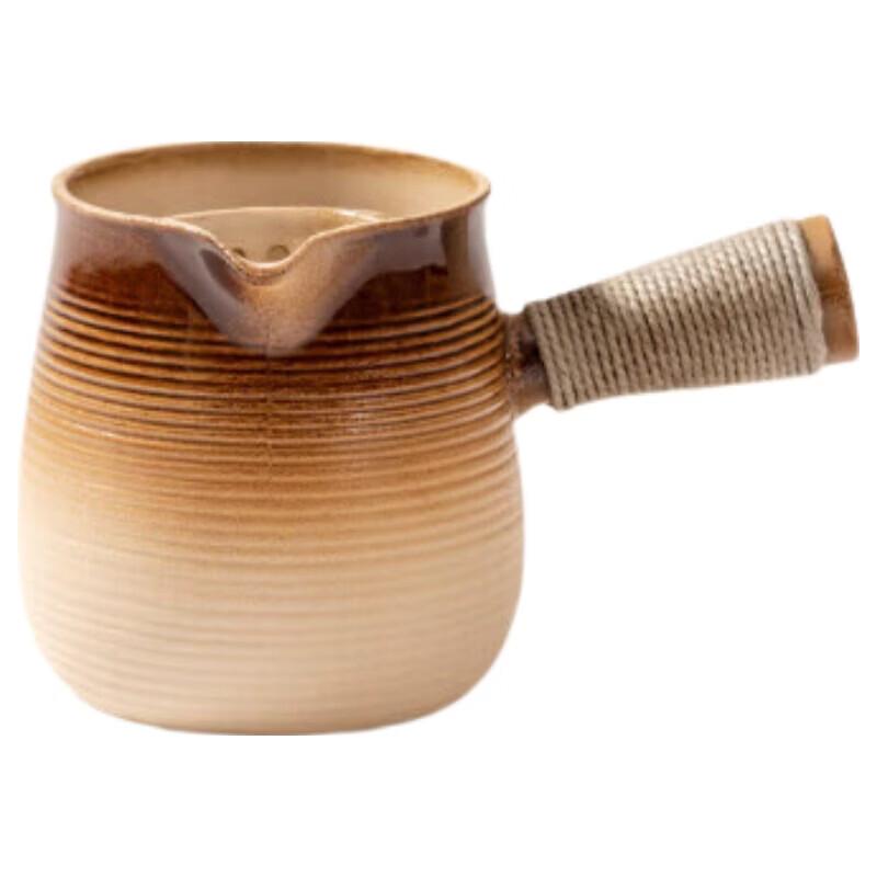 TAN XIAN ZHE 500ML Gradient Brown Outdoor Tea Pot
