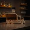 Bourbon Decanter Whiskey Container Half Truck Decor 375ml Decorative Bottle Decanter With Stopper For Liquor Beer Wine Hosting