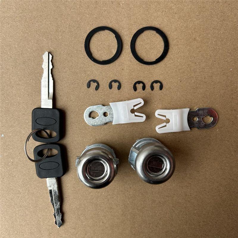 Authentic Car Door Lock Door Lock Cylinder & Keys For Ford F150 F350 F2501997-1999 Super Duty 7C3Z1521990A