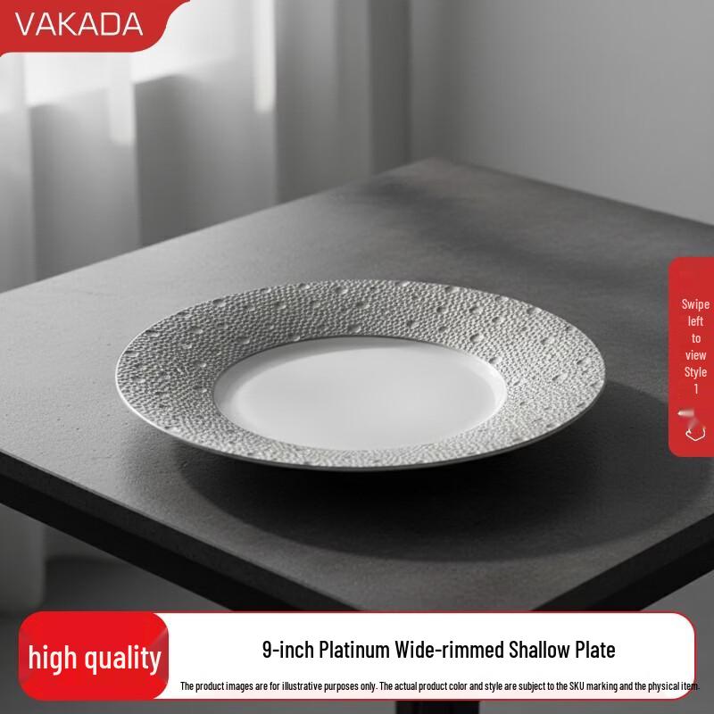 VAKADA Ceramic Western Dinner Plates