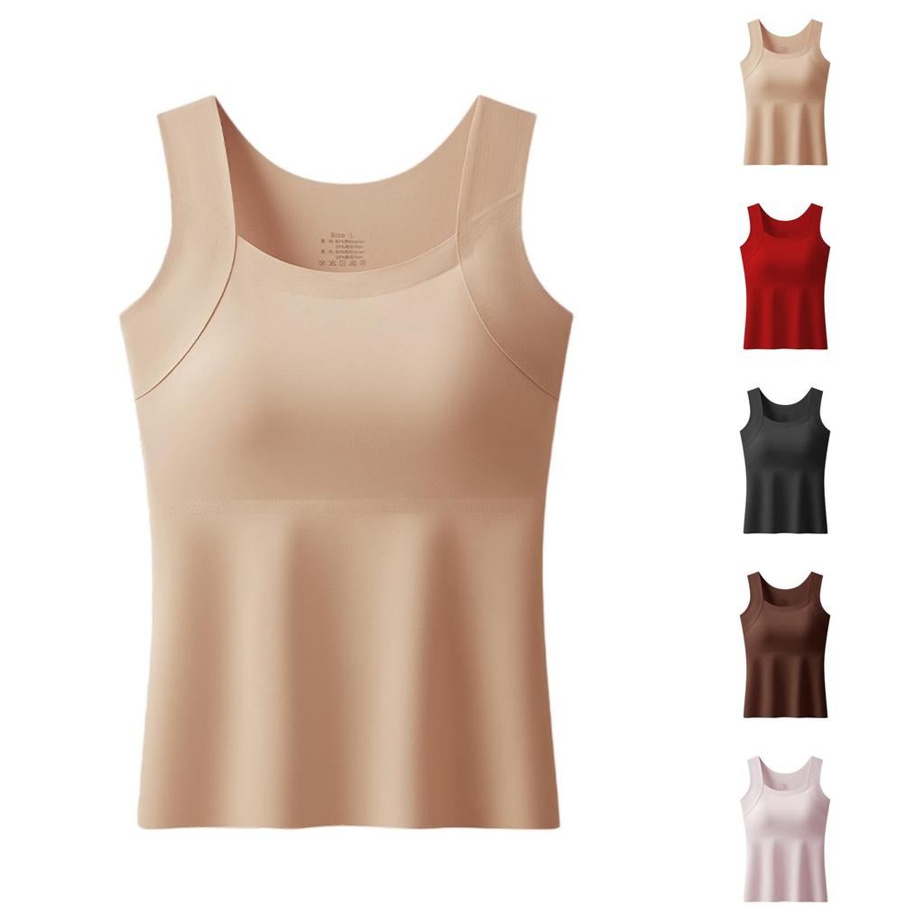 Womens Sleeveless Tank Top Casual Basic Vest Soft Fabric Relaxed Fit Round Neck Lightweight Shirt for Daily Wear