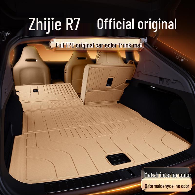 Luxeed R7 Trunk Mat TPE for 2024 Huawei Extended Range Model - Car Tail Box Mat Accessories