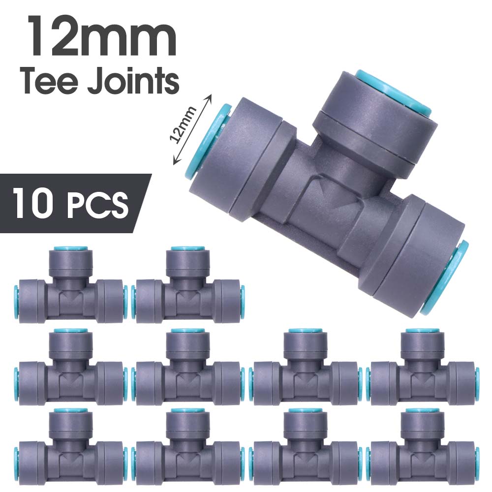 3/8" 9/12mm Misting Cooling System 360° Bend 0.6mm Nozzle Atomizer Sprayers Slip Lock PE Hose Outdoor Garden Irrigation Watering