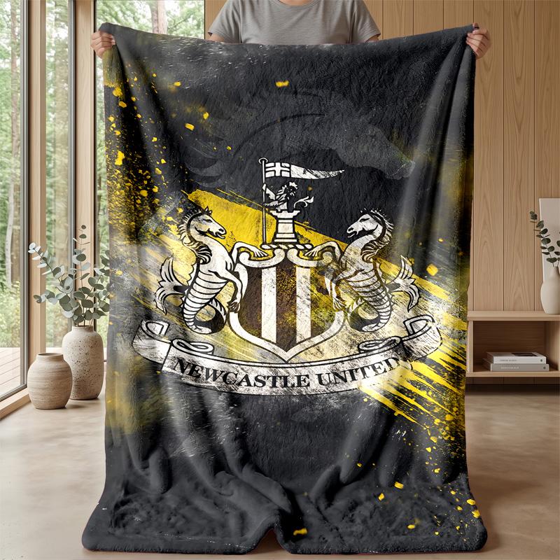 Newcastle United Theme blanket Soft Flannel Fleece Blanket Warm Lightweight Throw Blanket for Home Sofa Bed