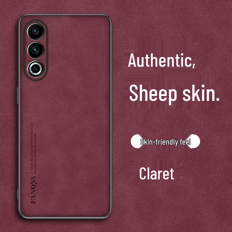 Meizu 22/Note16 Lucky08 Wildleder-Lederstruktur Matt Vollständige Abdeckung Schutzhülle