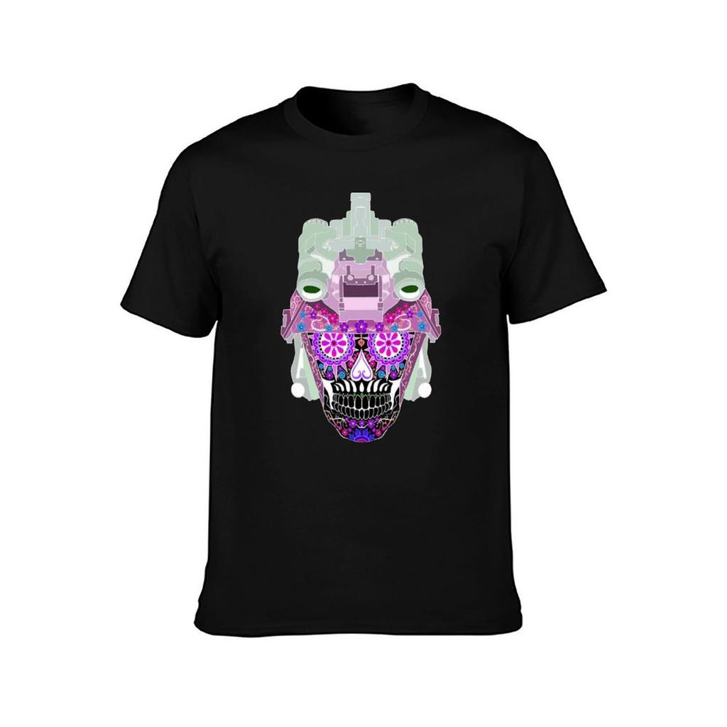 Sugar Skull Nods Inverted 1 TShirt Work Utility Short Sleeve Shirt