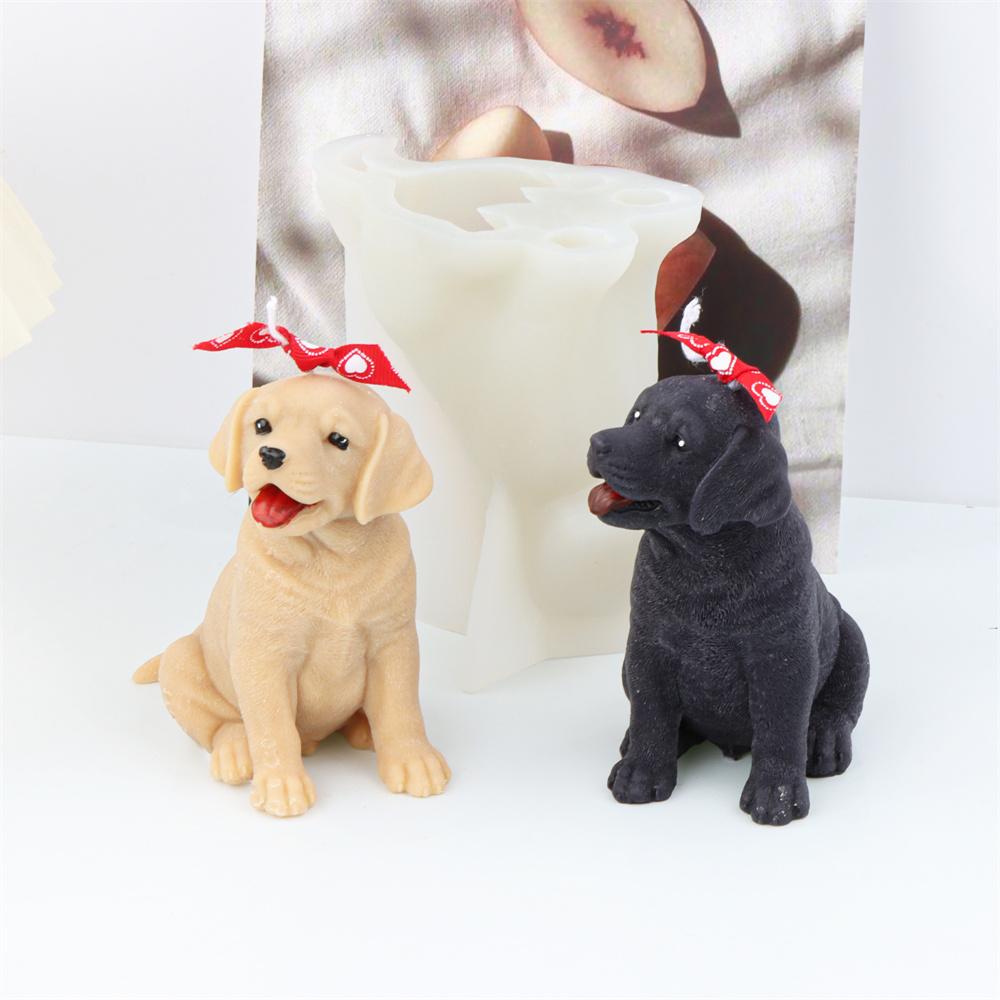 Animals Pet Teddy Puppy Silicone Candle Mold Dog Cat Bulldog Soap Ornament Handmade Scented Resin Plaster Mould